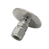 Sanitary SS304/SS316L Flat Cap with Compression Fitting
