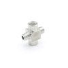 SS304 Forged Pipe Fitting Cross 1/2" NPT Male Female
