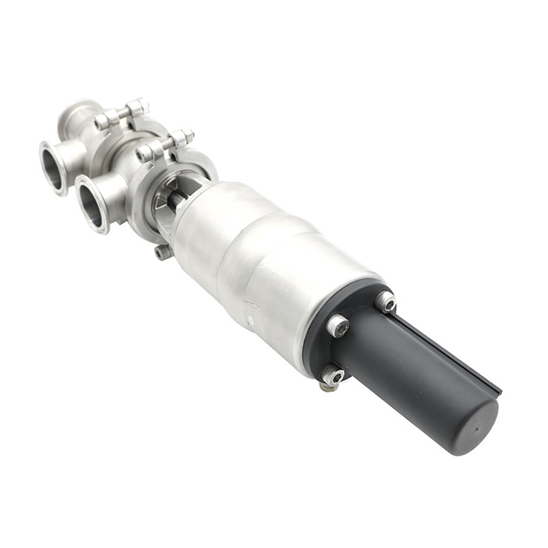 Sanitary Clamped 3 Way Divert Seat Valve 