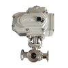 Electric Actuator Sanitary 3 Way Ball Valve