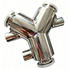 Tri Clamp Y Type Jacketed Tees