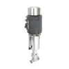 Sanitary Stainless Steel Intelligent Pneumatic Mini Flow Control Valve With Postioner