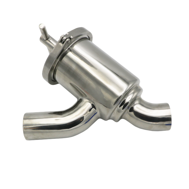 Sanitary Welded Hydraulic Y Type Strainer with DIN11850 Nut