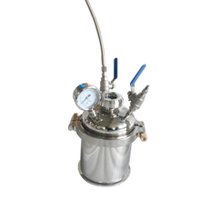 Stainless Steel 6"x6" Recovery Tank for 1/2lb Bho Extractor 