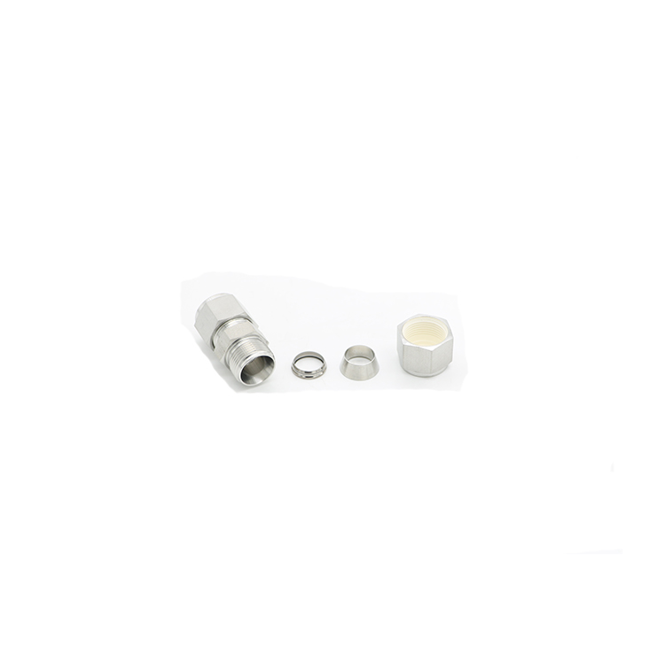Double Ferrule Compression Fittings Tube Connector Adapter