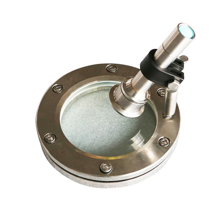 DIN11851 sanitary flanged sight glass with light indicator