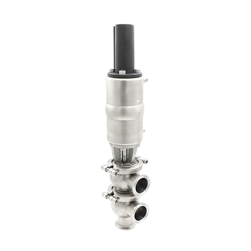 Sanitary Clamped 3 Way Divert Seat Valve 