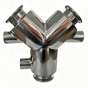 Tri Clamp Y Type Jacketed Tees