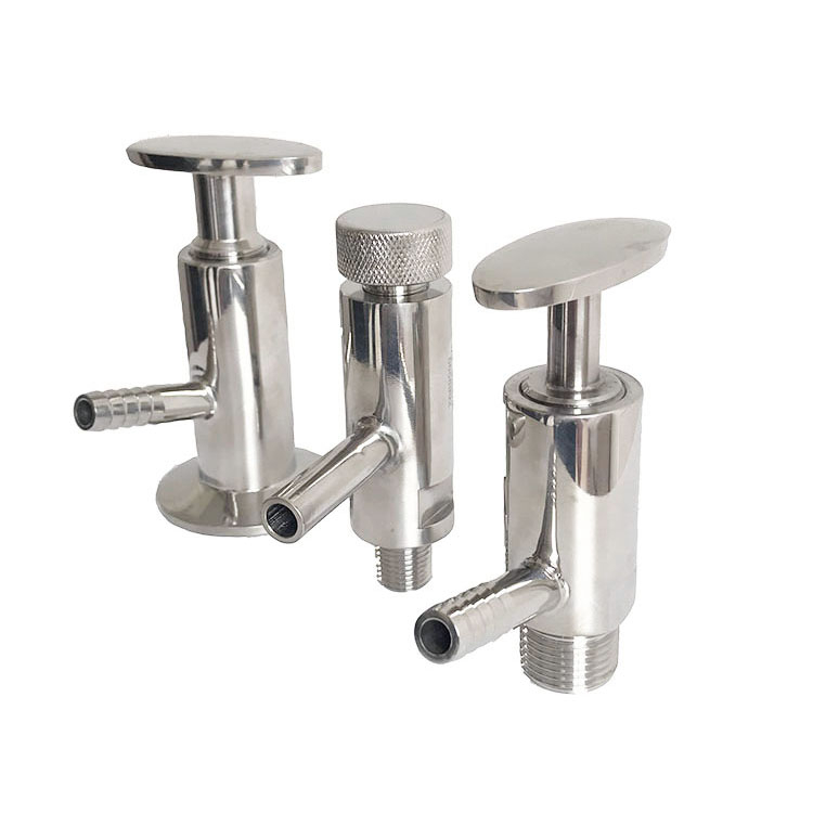 Sanitary Stainless Steel Sampling Cock Valve with Tri-clamp End