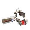 Sanitary Round Pipe Holder with Tube Hanger