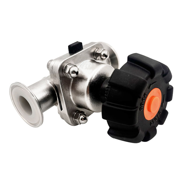 Fluorine-lined Tri Clamp Diaphragm Valve