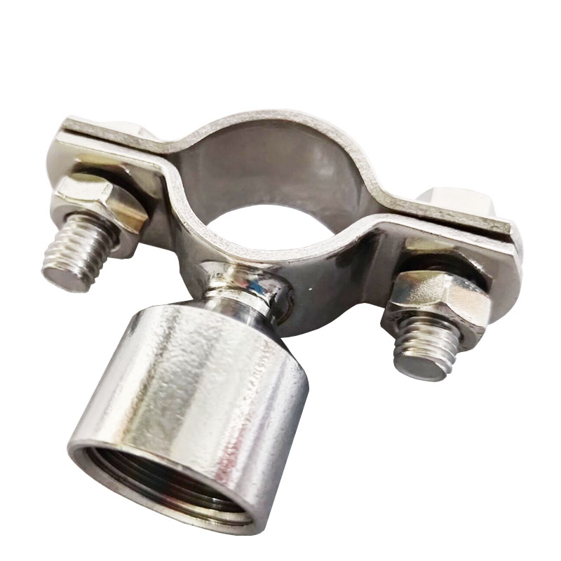 Double Bolted Saddle Clip With BSP Female Socket