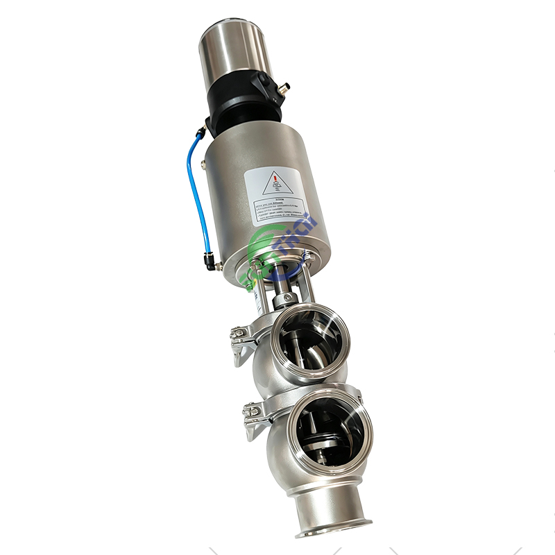 Hygienic Double Seat Diverter Valve