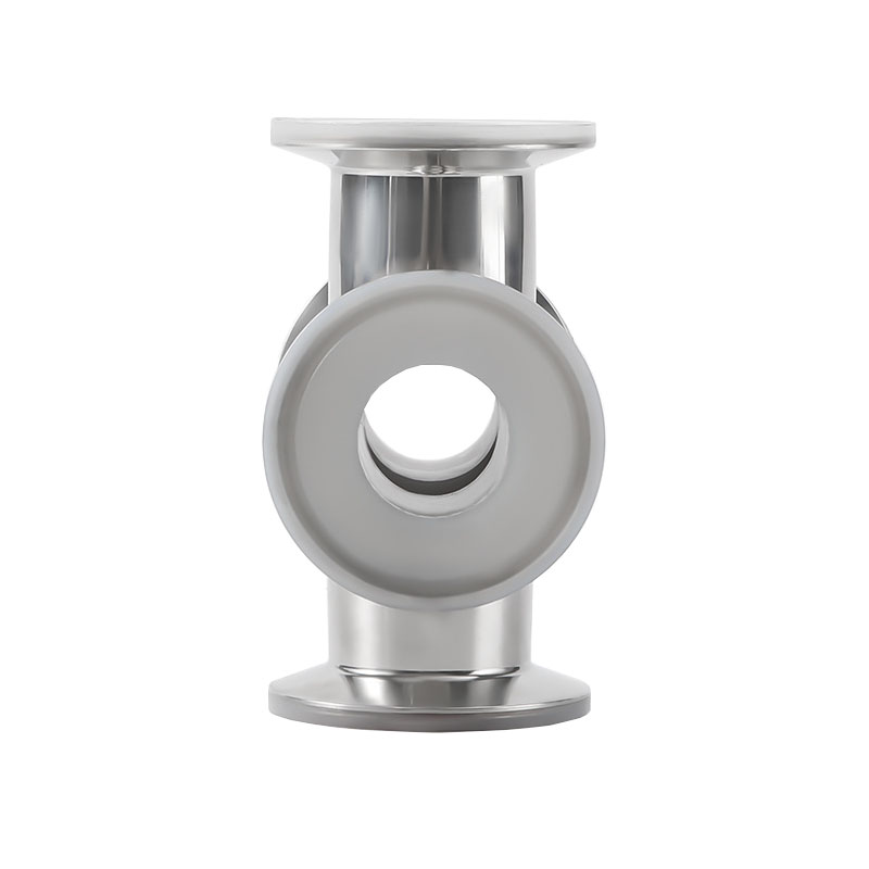 Sanitary Fluorine Lined 4-Way Cross